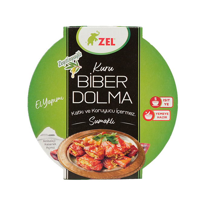 Zeytinyağlı Sumaklı Kuru Biber Dolması