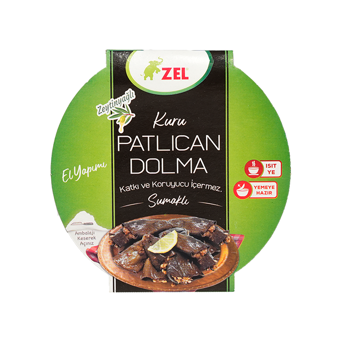 Zeytinyağlı Sumaklı Kuru Patlıcan Dolması